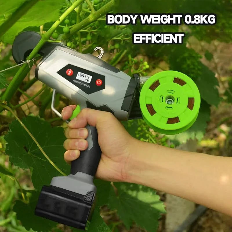 16.8V Electric Tying Binding Garden Tools Garter Plants Branch  Machine grape vine fully automatic knotter