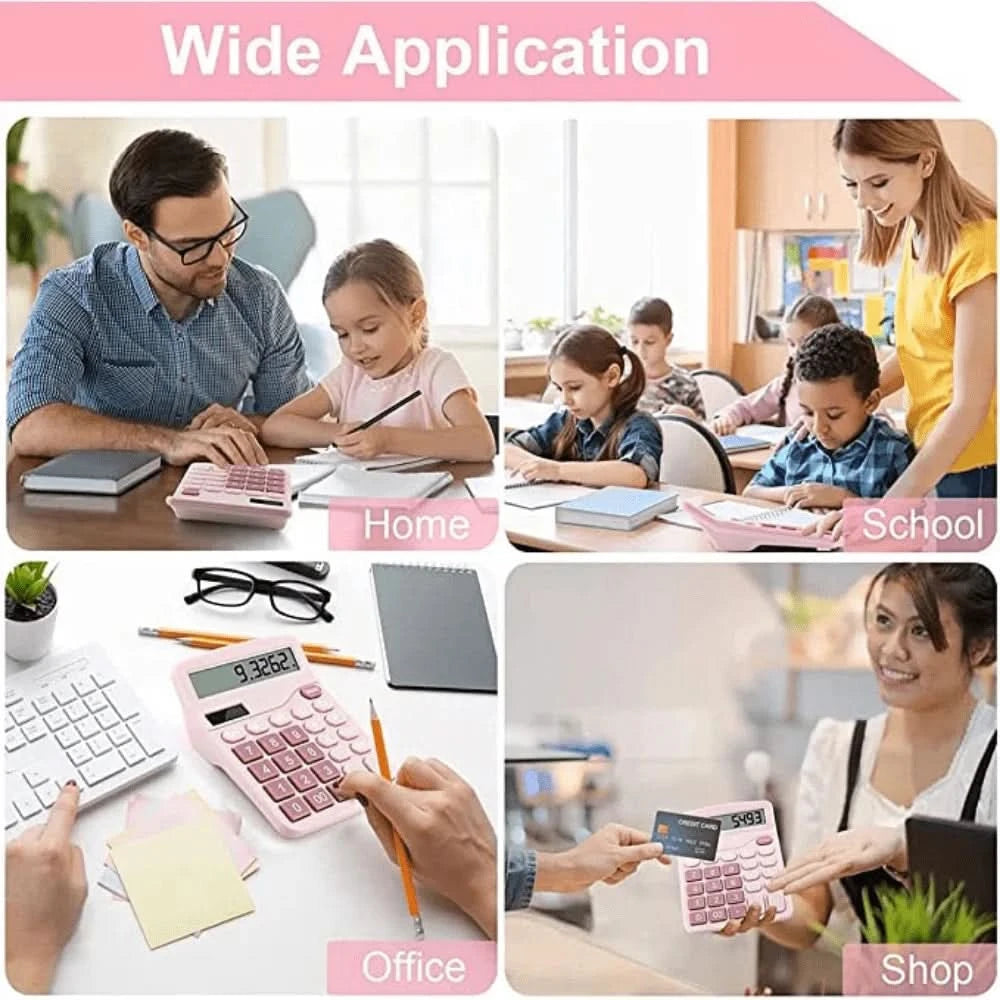Cute Desktop Financial Office Computer Large Display Office Calculator