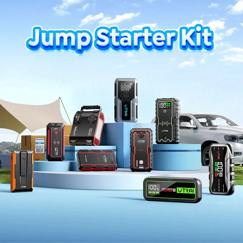 UTRAI Jump Starter 2000A/2500A/4000A/6000A Power Bank Portable Charger Car Booster 12V Auto Starting Device Emergency Car Batter