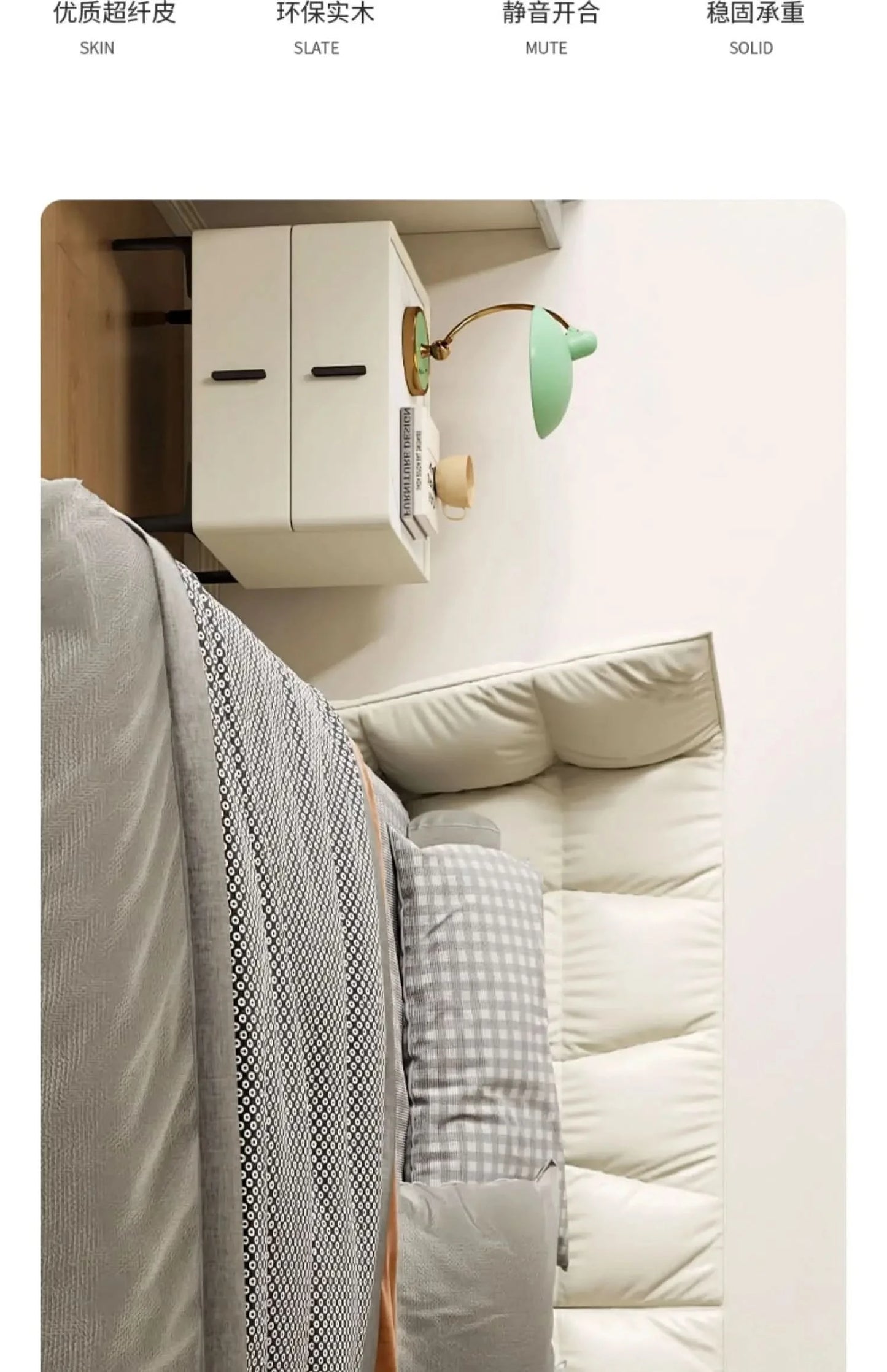 Bedside Storage Nightstand Minimalist Nordic Wood Bedroom Nordic NightstandsLuxury Nordic Mesitas De Noche Home Furniture