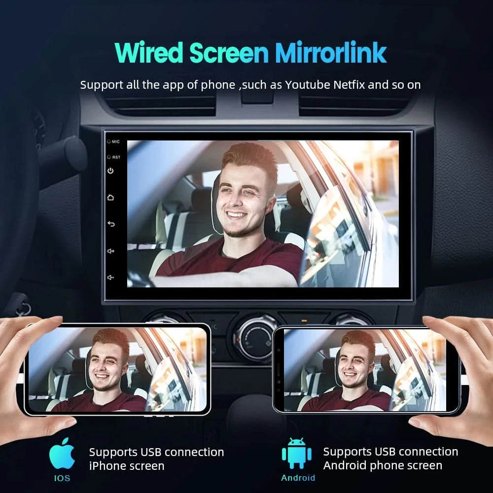 Wireless CarPlay Dongle für Android Auto Wireless Android Auto Carlinkit Car Play iOS Mirror Screen Mirrorlink USB Adapter CCPA