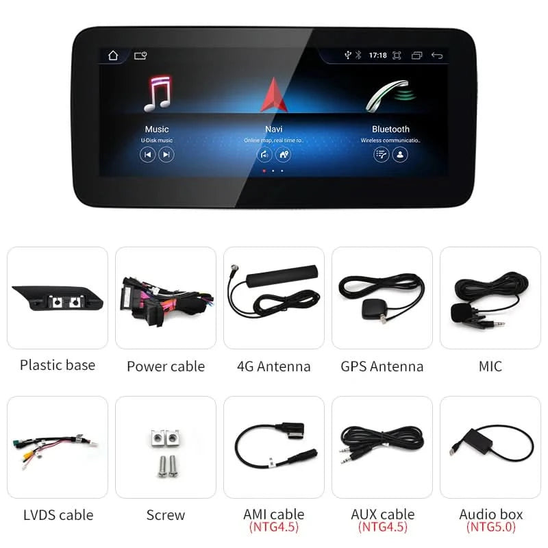 STWE Neues Auto Multimedia Drahtloses Android AUTO CarPlay 10,25 Zoll 12,3 Zoll Bildschirm für Mercedes Benz E-Klasse W212 Auto-Videoplayer