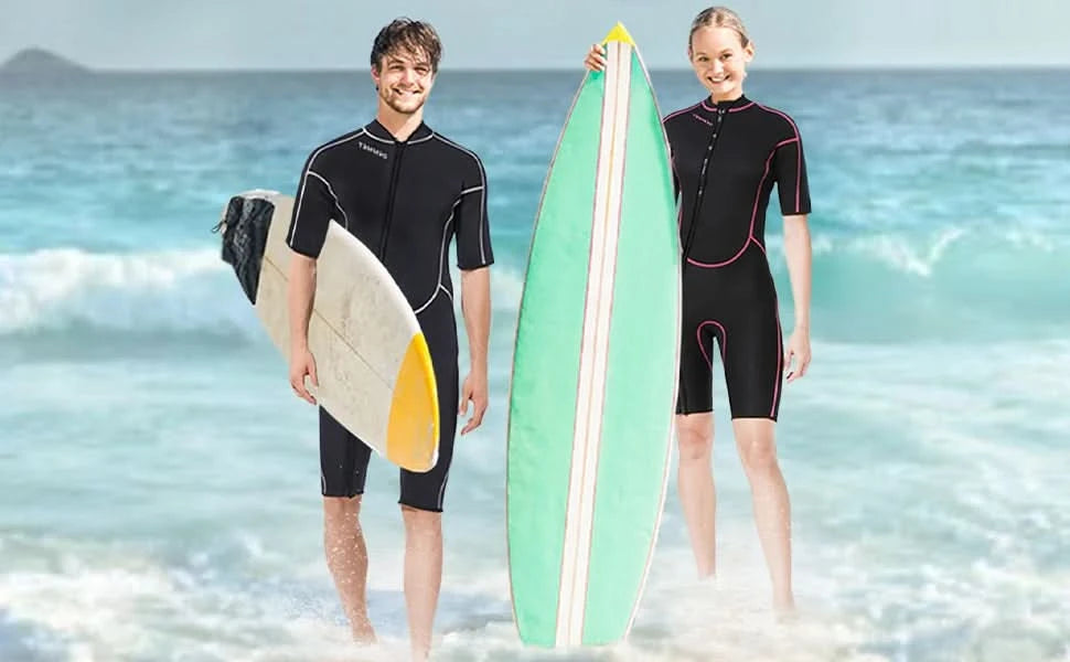 Taucher-Neoprenanzug 1,5-3 mm, einteilig, Neopren, Herren und Damen, Ganzkörper-Neoprenanzug, Sonnenschutz, warm, Badeanzug, Schwimmen, Surfen, Schnorcheln