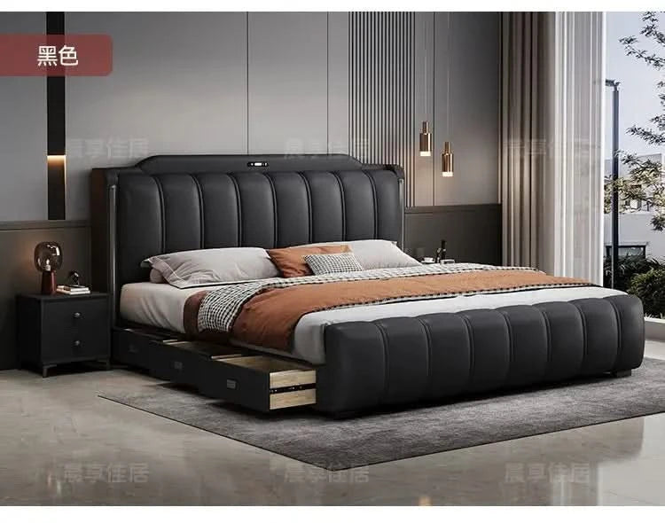 Bedsrooms Uniques Beds Frame Headboard Modern Luxury Beds Twin Storage Camas De Casal De Luxo Home Furniture Accessories