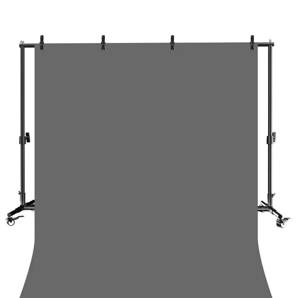 SH 2X2M / 2X3M Background Stand With 4pcs Wheels And 4pcs Fish Clips Photography Backdrop Frame Support For Photo Studio
