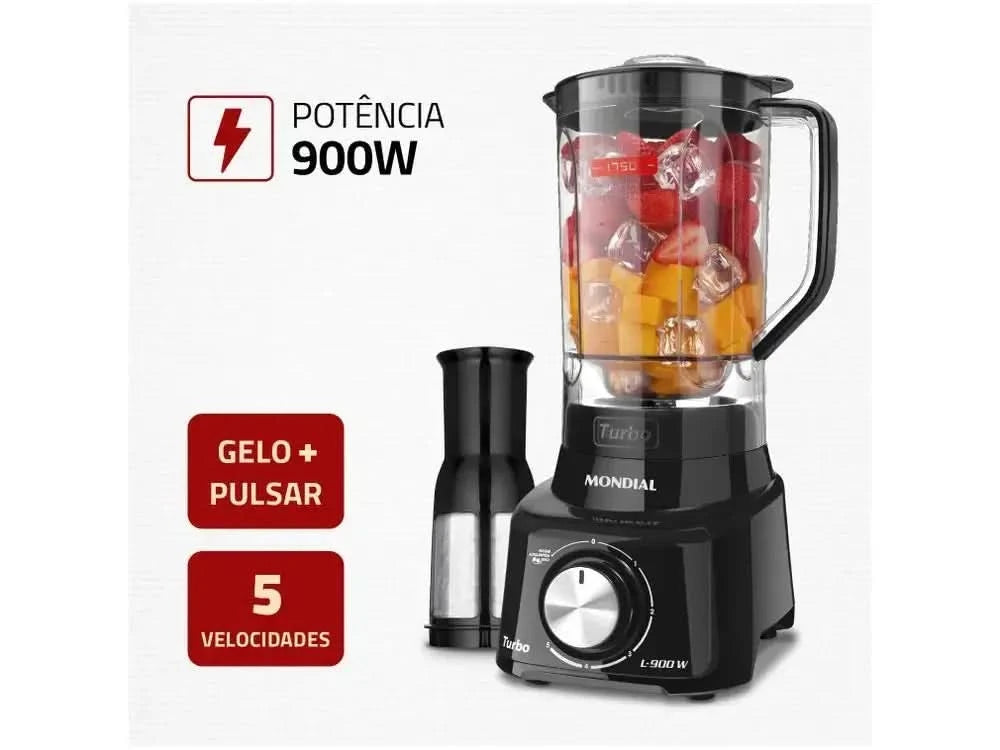 Mondial Turbo Blender L-900 FB Cup-110V