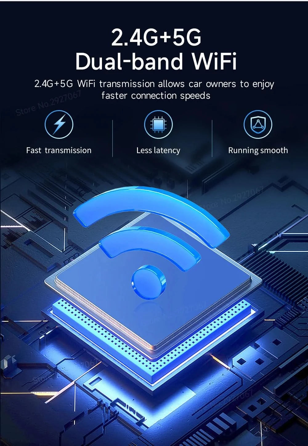 CarlinKit 5.0 4.0 Wireless CarPlay Adapter Android Auto Dongle Multi-Device Supported Wired To Wireless CarPlay Box Automatische Verbindung