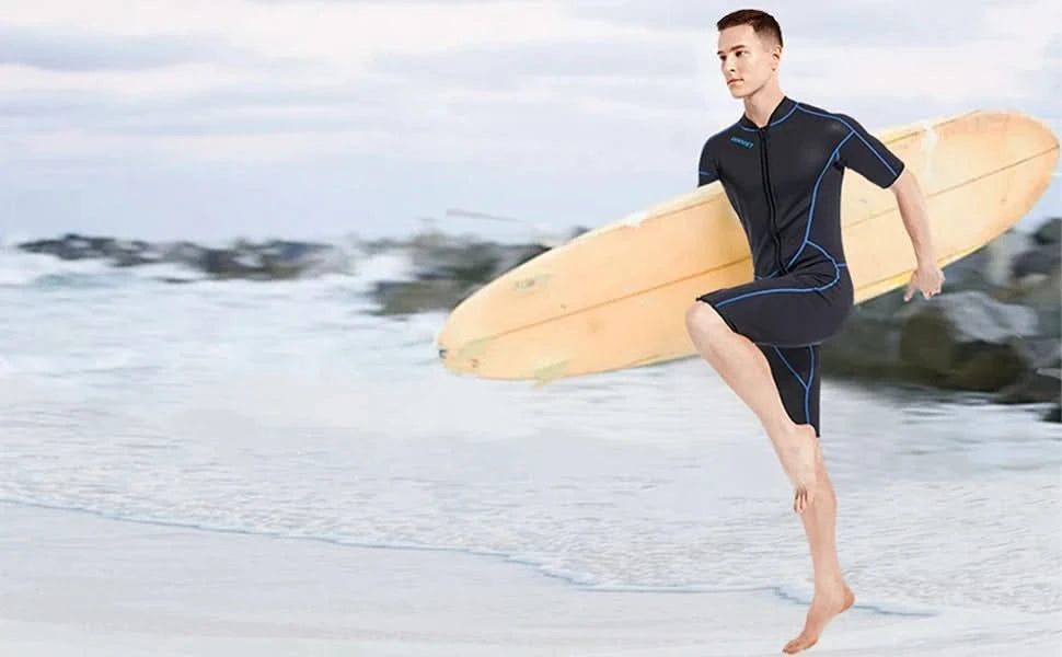 Taucher-Neoprenanzug 1,5-3 mm, einteilig, Neopren, Herren und Damen, Ganzkörper-Neoprenanzug, Sonnenschutz, warm, Badeanzug, Schwimmen, Surfen, Schnorcheln