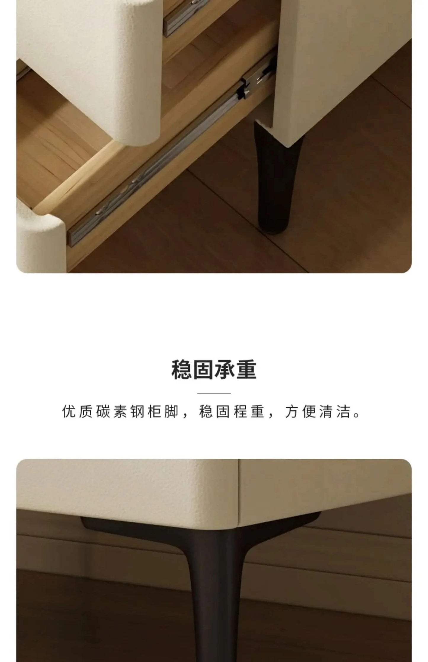 Bedside Storage Nightstand Minimalist Nordic Wood Bedroom Nordic NightstandsLuxury Nordic Mesitas De Noche Home Furniture