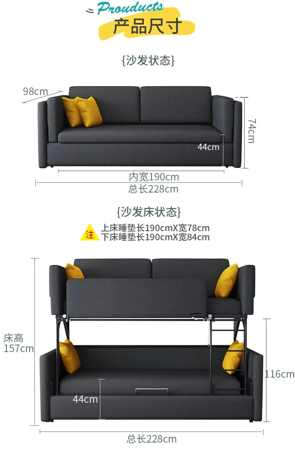 Apartment Multifunctional Living Room Sofas Small Apartment Sleeper Adults Luxury Sofa Comfortable Soft Meuble Maison Furniture