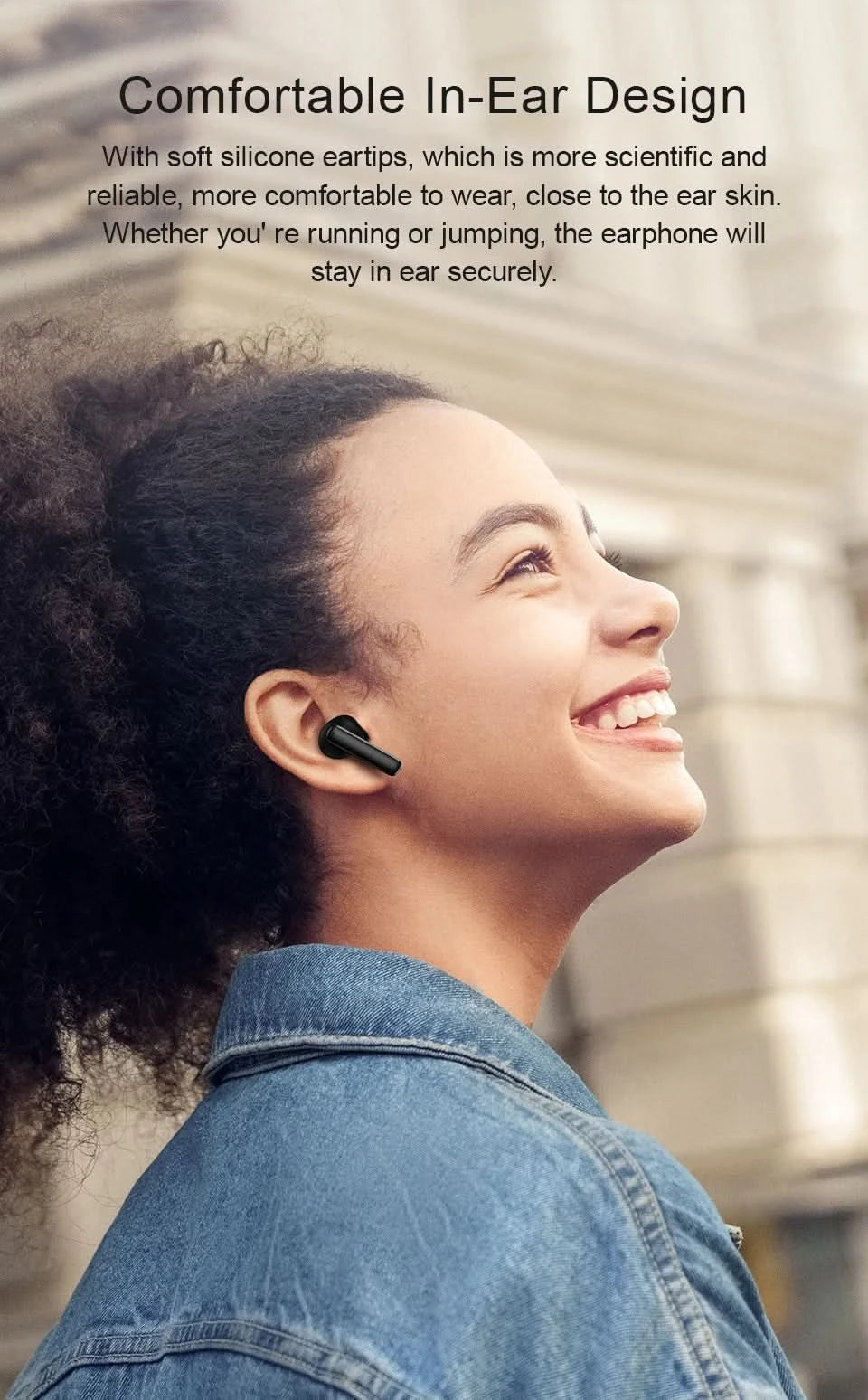 QCY T13 ANC Wireless Earbuds Bluetooth 5.3 TWS ANC Geräuschunterdrückung Kopfhörer 4 Mikrofone ENC Headset In-Ear Freisprech-Ohrhörer