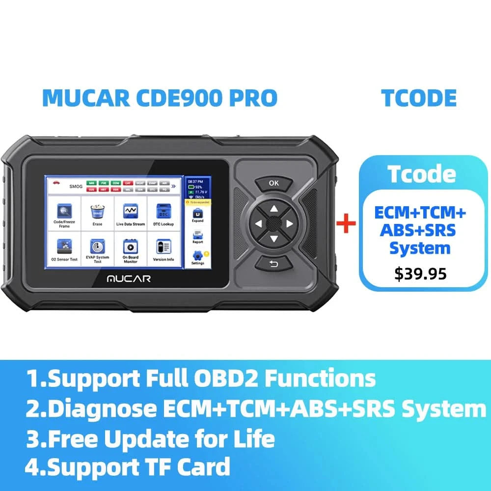 MUCAR CDE900 PRO Diagnosewerkzeuge für Auto Obd2 Code-Lesegerät Diagnose Autos Lebenslanges kostenloses Update OBD2 Scanner Werkzeuge für Mechaniker