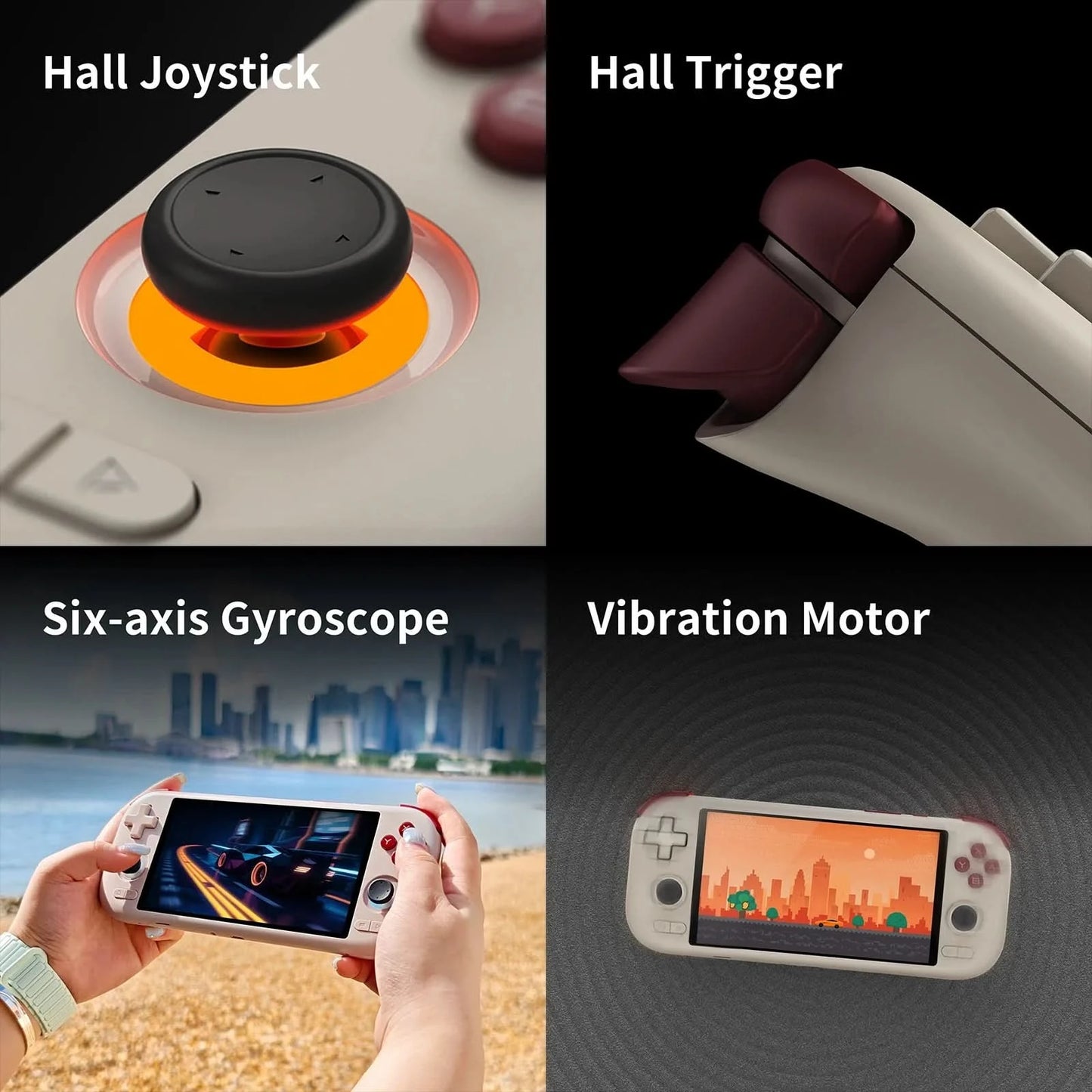 MANGMI AIR X Retro-Gaming-Handheld-Konsole Snapdragon 662 mit 5000mAh Akku 5,5-Zoll-Bildschirm RGB-Hall-Joystick-Spielkonsole