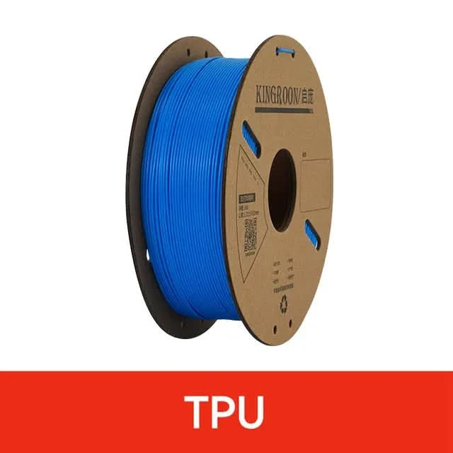 KINGROON Standard 1KG PLA PETG TPU ABS Filament 1.75mm +/- 0.03mm No bubbles 3D Printer Plastic, Random Spool