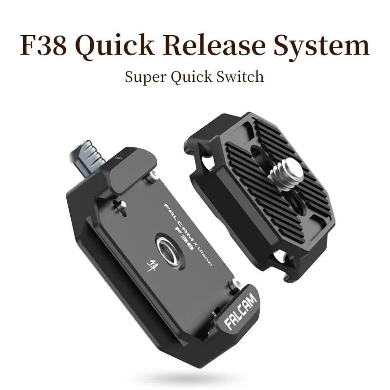 Ulanzi FALCAM F38 Universal Arca-Swiss Schnellwechselsystem Platte Klemme Schnellwechsel-Set für DSLR-Kamera Gimbal Stativ