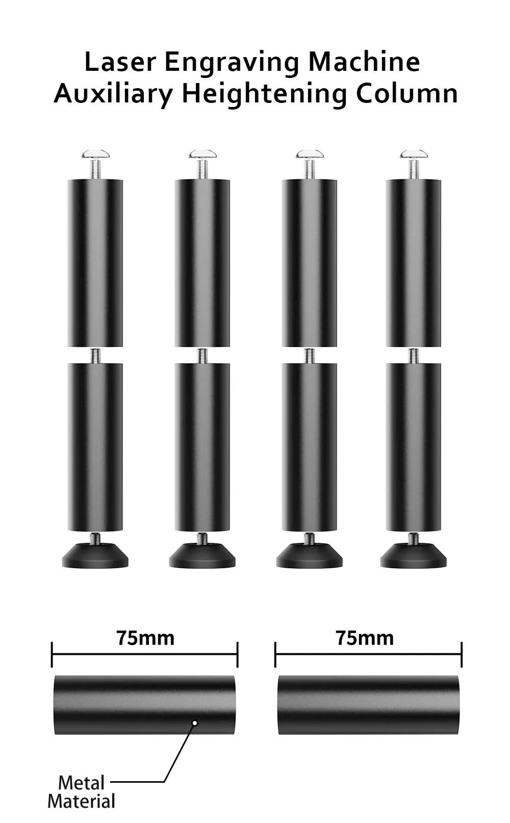 TTS-55 TS2 Leg Expansion Laser Engraving Machine Laser Cut Auxiliary Heightening Column For Laser Engraving Axis Rotary Roller