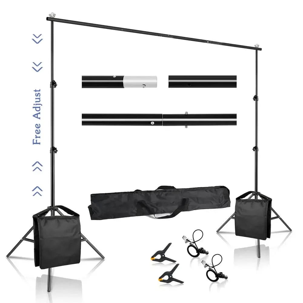 SH 2.6m*3m Suit Adjustable Backdrop Stand for Photography Wedding Photo Studio Backdrop Video Background Frame