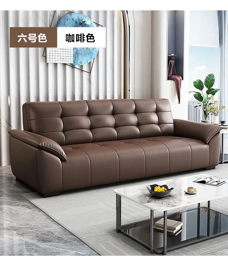 Office Sofa Simple Leisure Lounge Area Reception And Discussion Small Rental Room Three-person Coffee Table Combination