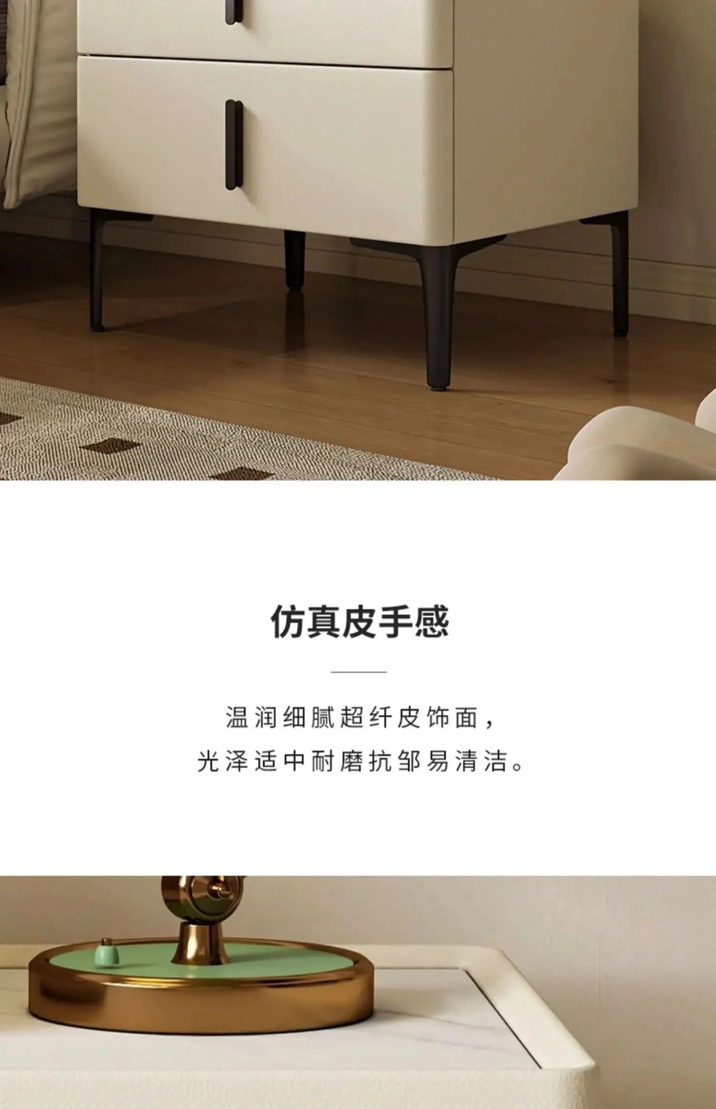 Bedside Storage Nightstand Minimalist Nordic Wood Bedroom Nordic NightstandsLuxury Nordic Mesitas De Noche Home Furniture