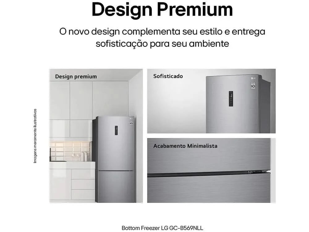 LG Frost Free Smart Inverse Kühl-/Gefrierkombination – 110V