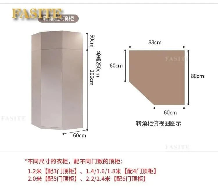 Sliding door wardrobe household bedroom small apartment full set of thickened back plate simple sliding door wardrobe