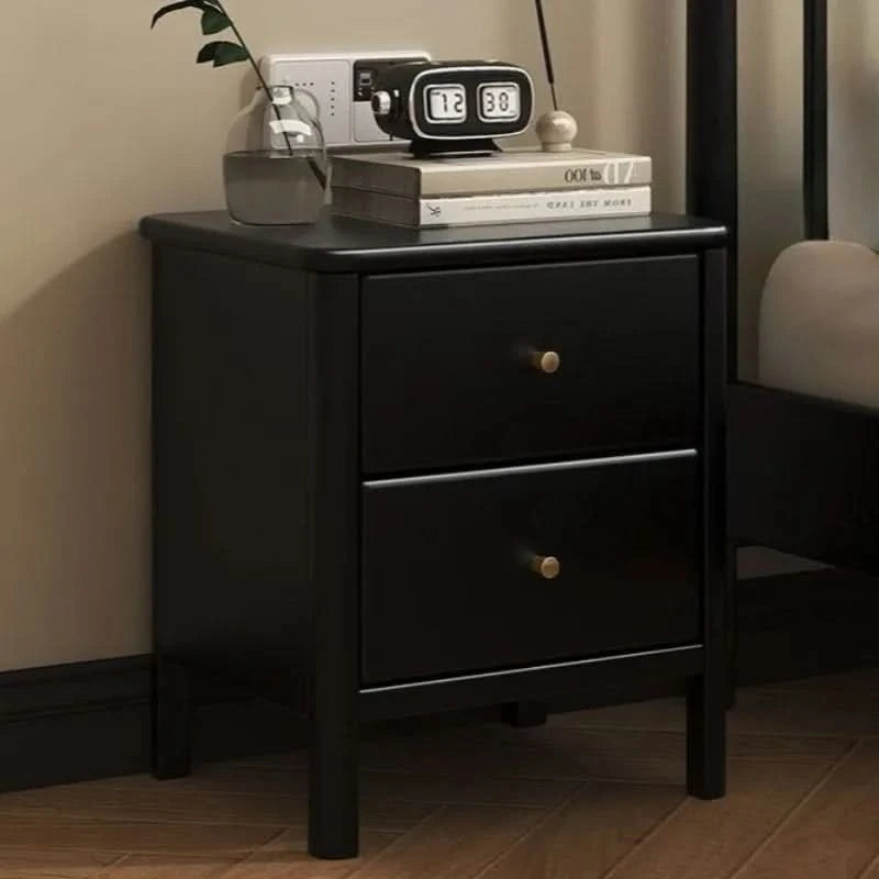 Simple Wooden Art Bedside Table Nordic Style Drawer Type Living Room Storage Cabinet Modern Multifunctional Bedroom Furniture