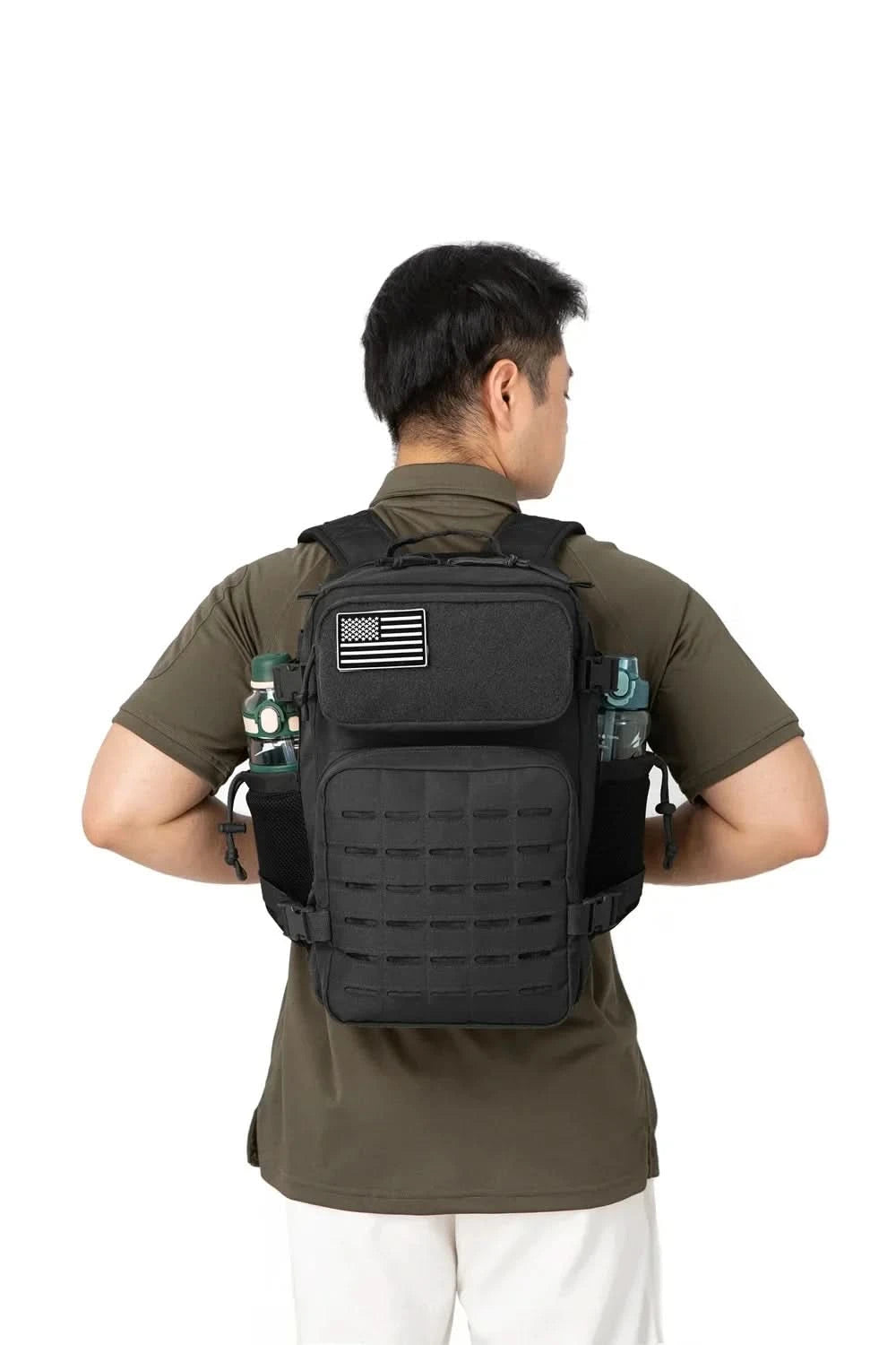 25L/45L Taktische Rucksäcke für Herren und Damen, Outdoor-Aktivitäten, kleine Schulrucksäcke mit Wasserflaschenhalter