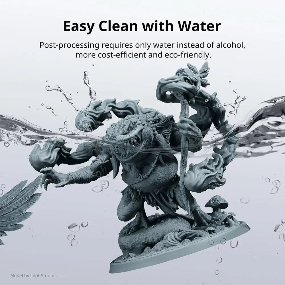 ANYCUBIC 2 Stück/Los 405nm wasserwaschbares Harz für LCD-3D-Drucker Flüssiges Photopolymerharz 3D-Druckmaterial 1kg/Flasche
