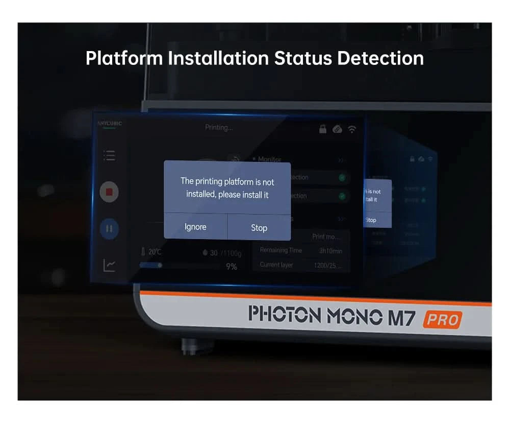 ANYCUBIC Photon Mono M7 Pro 14K Geschwindigkeit bis zu 170 mm/h Mono MSLA 3D-Drucker 10,1'' LCD-Harz 3D-Drucker Größe 223*126*230mm