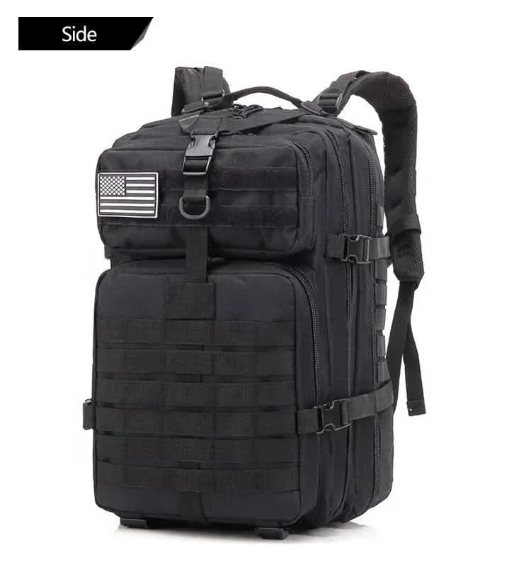 45L taktische Rucksäcke für die Jagd, Outdoor, Reisen, Trekking, Taschen, Outdoor 3P Schulrucksack, EDC Molle Rucksack für Wanderungen