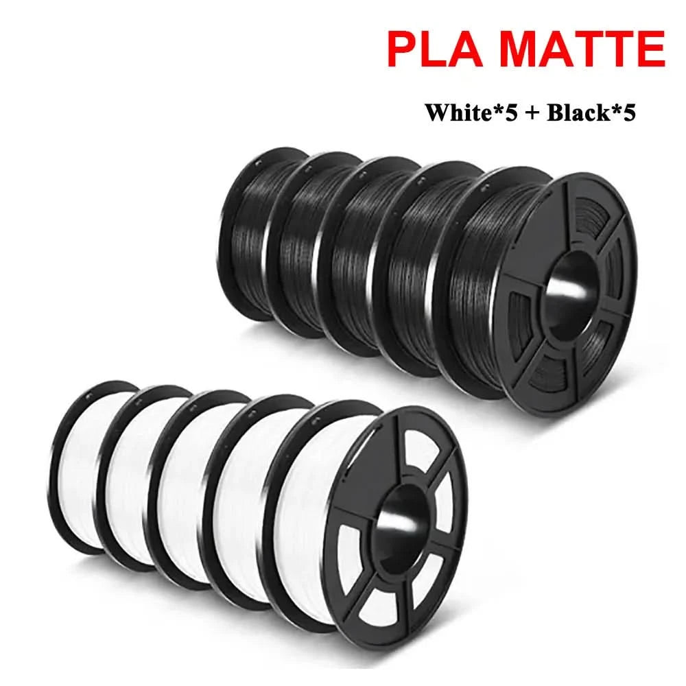 SUNLU 3D Filament PLA/PLA META/PETG/ABS/TPU/PLA MATTE 1.75mm 10 Rollen 1KG/0.5KG 3D-Drucker-Filament für 3D-Drucker