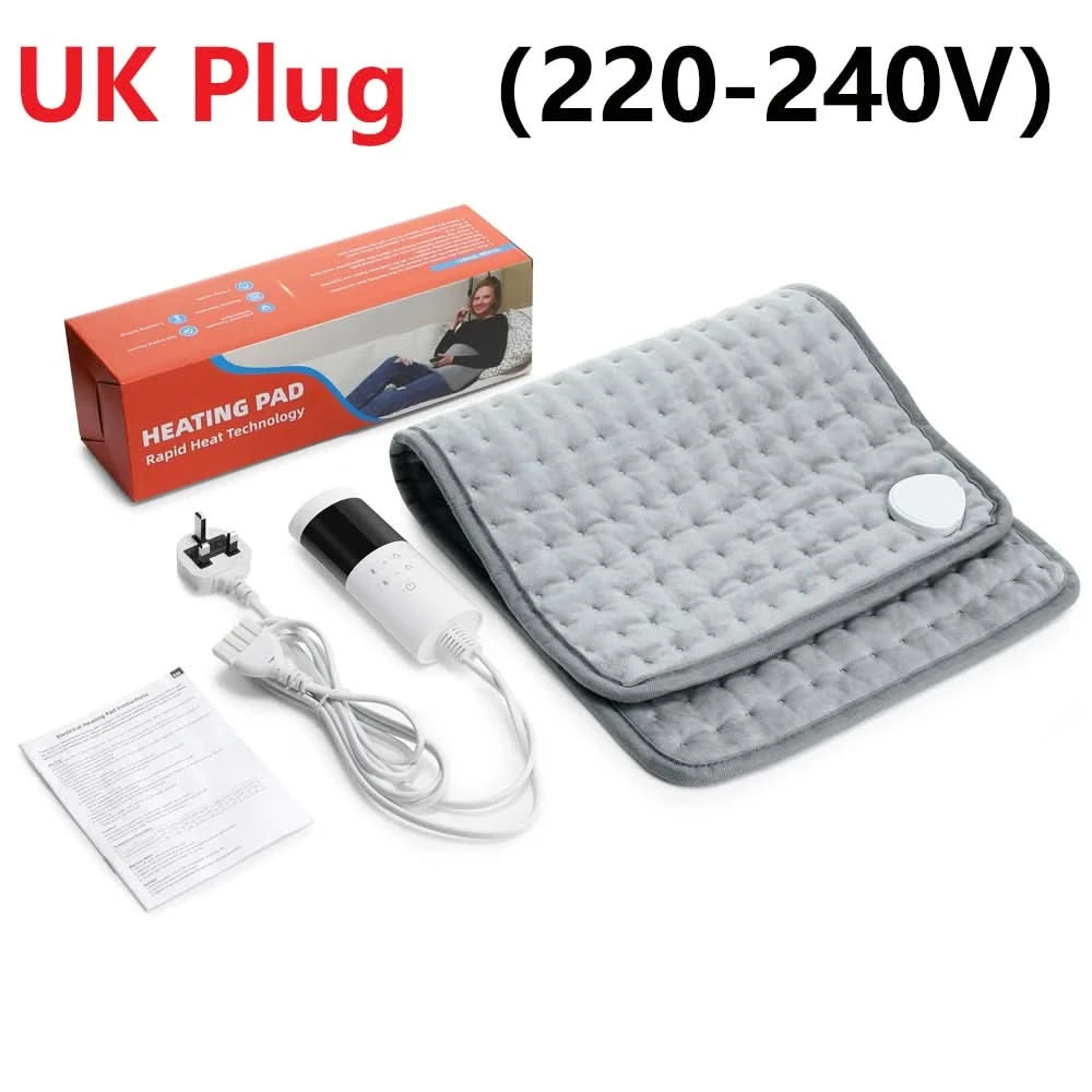 58*29cm Elektrisches Heizkissen, Physiotherapie-Heizdecke, Beseitigt Müdigkeit, Winterwärmer, 110V 230V US/EU/UK Stecker