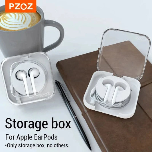 PZOZ for Apple wired earphones Headphone c to type c cable management wire desk organizer iwatch Charger box offices accessories