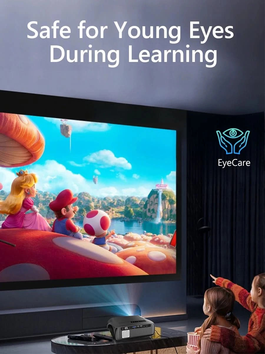CAIWEI A10R Projektor 4K Android für Zuhause Full HD 1080P Autofokus Wifi 6 3500 ANSI Smart TV Tragbarer Beam-Projektor in Brasilien