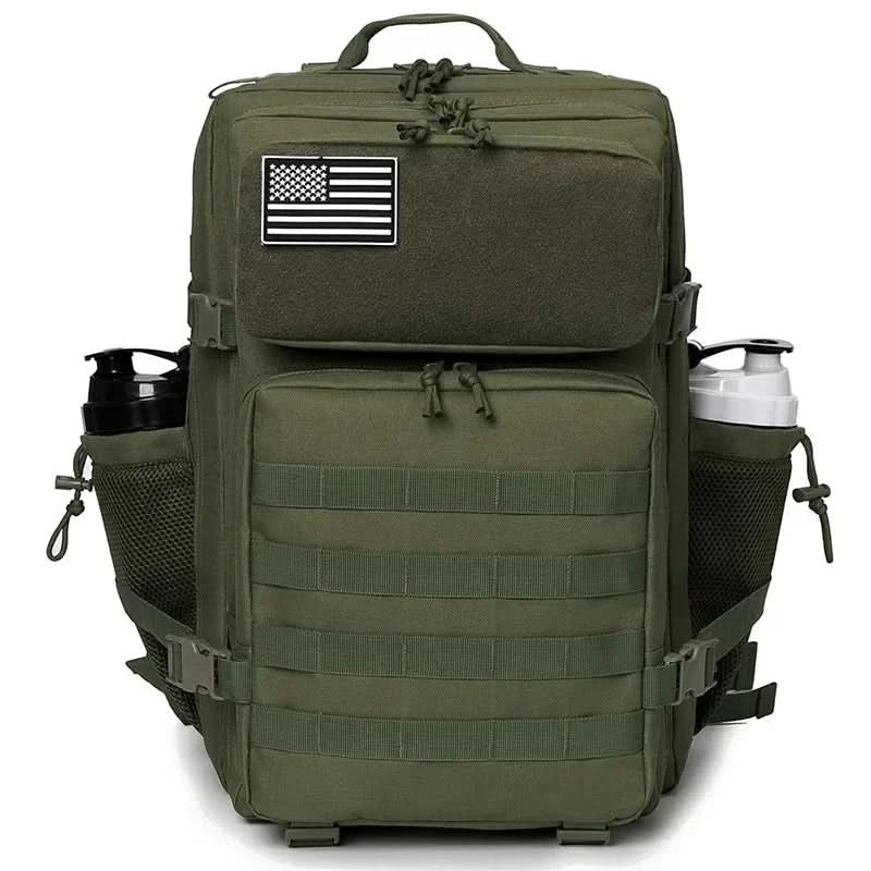 45L Taktischer Rucksack für Herren Outdoor Camping Ausrüstung Wanderrucksack Überlebensrucksack Reisetasche Schulranzen