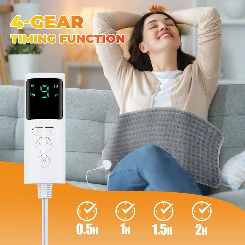 58*29cm Elektrisches Heizkissen, Physiotherapie-Heizdecke, Beseitigt Müdigkeit, Winterwärmer, 110V 230V US/EU/UK Stecker