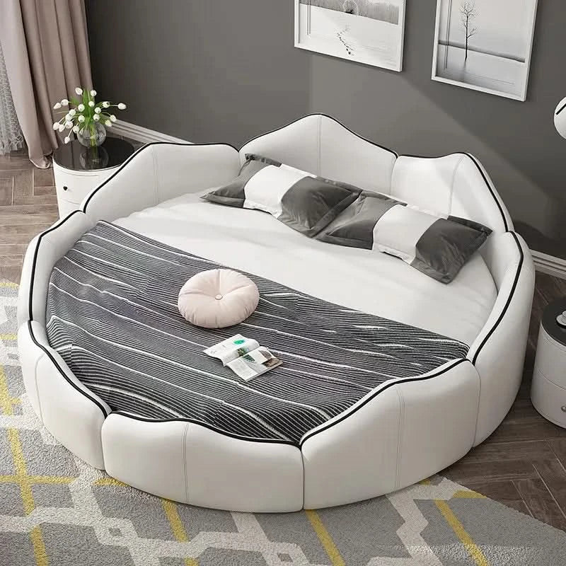 Bedrooms King Size Bed Luxury Aesthetic Two Persons Beds Wooden Frame Sleeping Muebles Para Dormitorio House Accessories