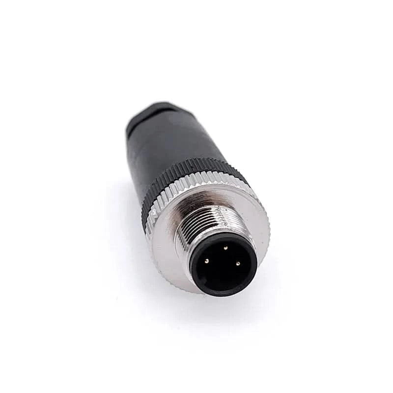 M12 sensor connector 4pin 5pin M12-8 waterproof male&female plug screw threaded coupling A Code sensor connectors