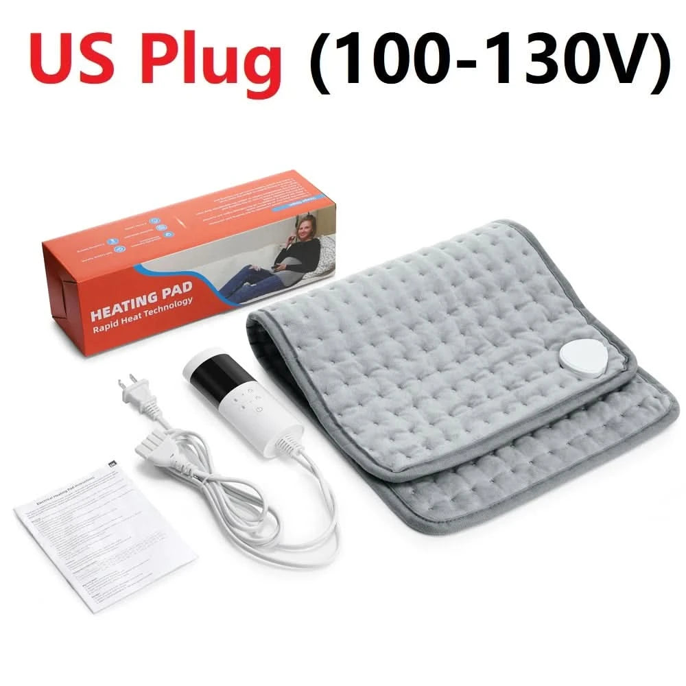 58*29cm Elektrisches Heizkissen, Physiotherapie-Heizdecke, Beseitigt Müdigkeit, Winterwärmer, 110V 230V US/EU/UK Stecker