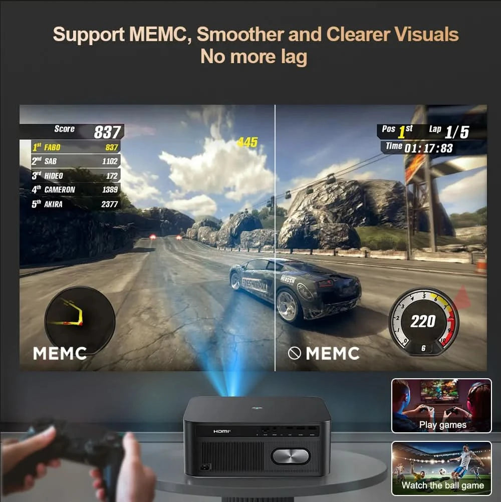ThundeaL TD98Pro 1080P Full HD Projektor 4K Android WiFi Beamer Autofokus TD98 Pro 3D Smart Heimkino Video Outdoor Projektor