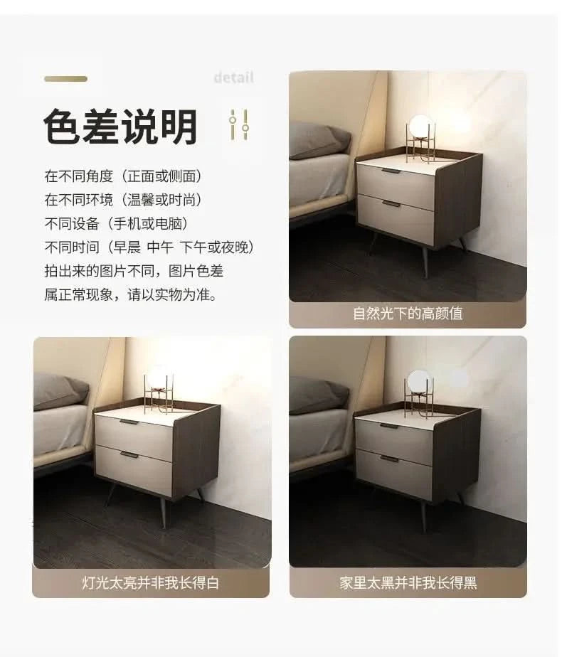 Modern Bedside Cabinet Night Tables Bedroom Bedside Table Storage Bed Side Table Chevet Nightstand Stand Bedsides Room Home