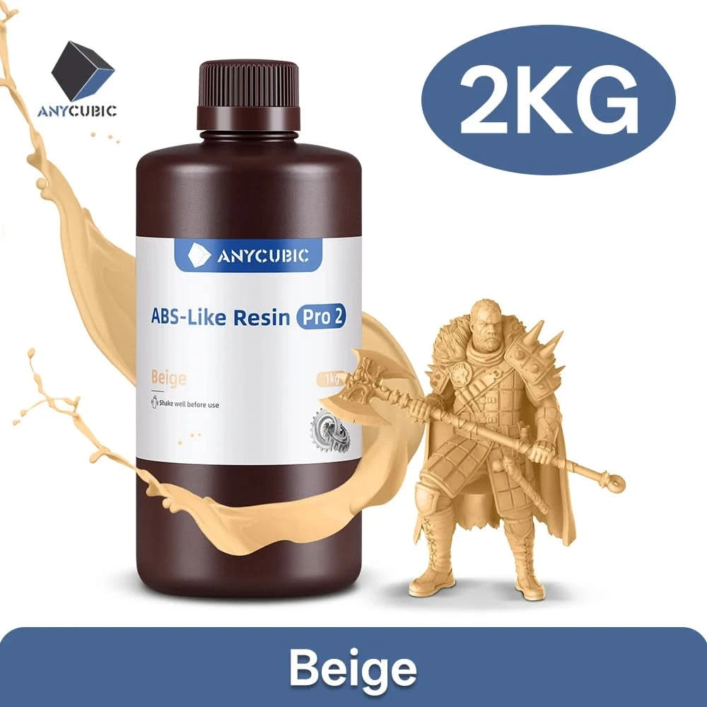 ANYCUBIC Like ABS Pro 2 405nm 3D Printer UV Resin For LCD SLA DLP Printers Quick Curing Liquid Bottle Resina For Photon Mono 2