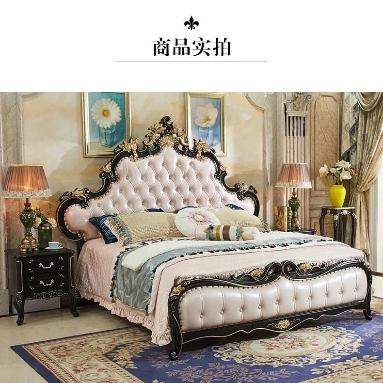 Wedding Unique Bed Designer High Quality Safe Organizer Fashionable Bed Aesthetics Confortable Twin Muebles Bedroom Furniture