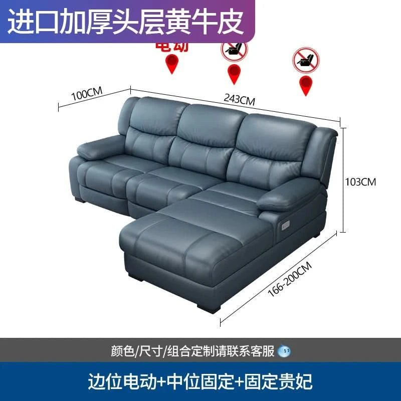 Luxury Function Living Room Sofa Leather Waterproof Designer European Living Room Sofa Reading Children Sofas Camas Furnitures