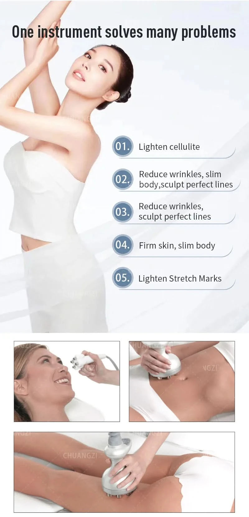 Actimel Venus Legacy Gerät Hautstraffung Vakuumschlankheit Cellulite-Entfernung Vakuum Legacy Hautstraffung SPA-Gerät für Salon