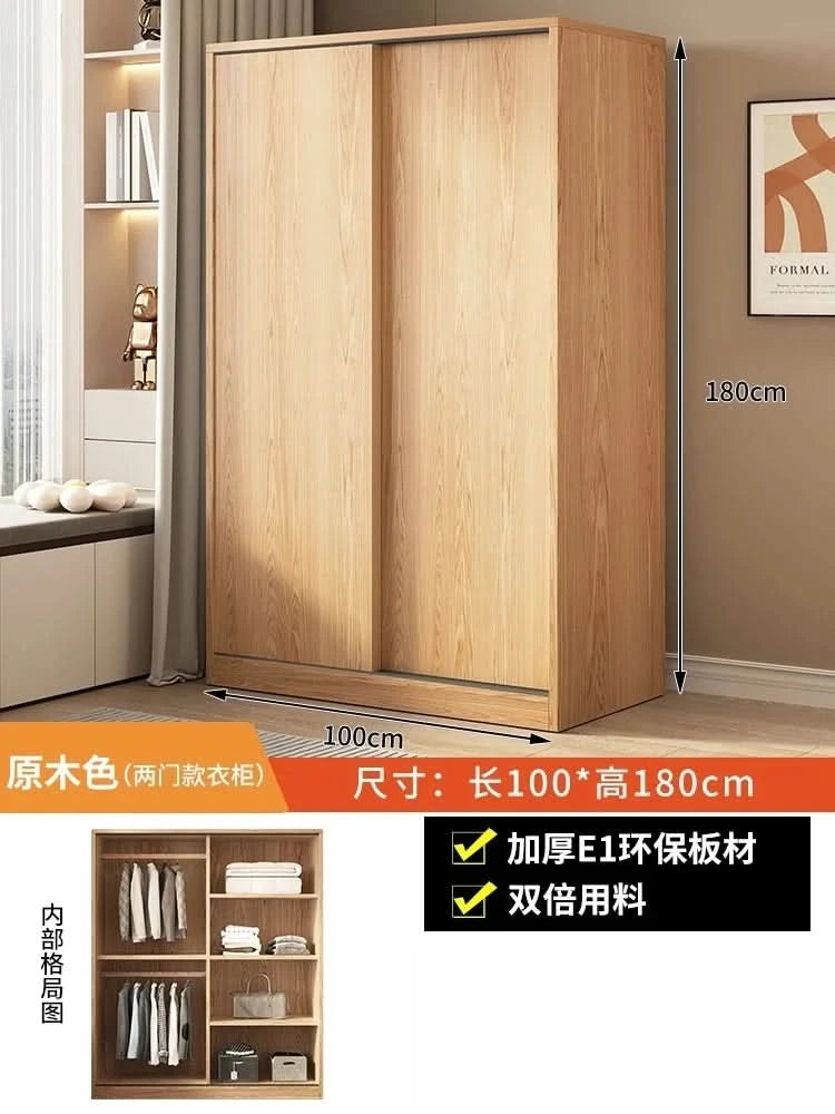 ZEco White Design Kleiderschränke Organizer Schiebetür Schlafzimmer Schrank Kleiderschränke Aufbewahrungsregal Armoires De Chambre MöbelZ