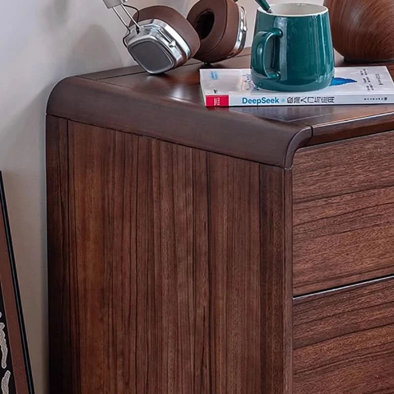European Retro Nightstands Organizer Drawer Trendy Bedroom Hidden Storage Nightstands Bedsides Classic Mesa De Noche Furniture