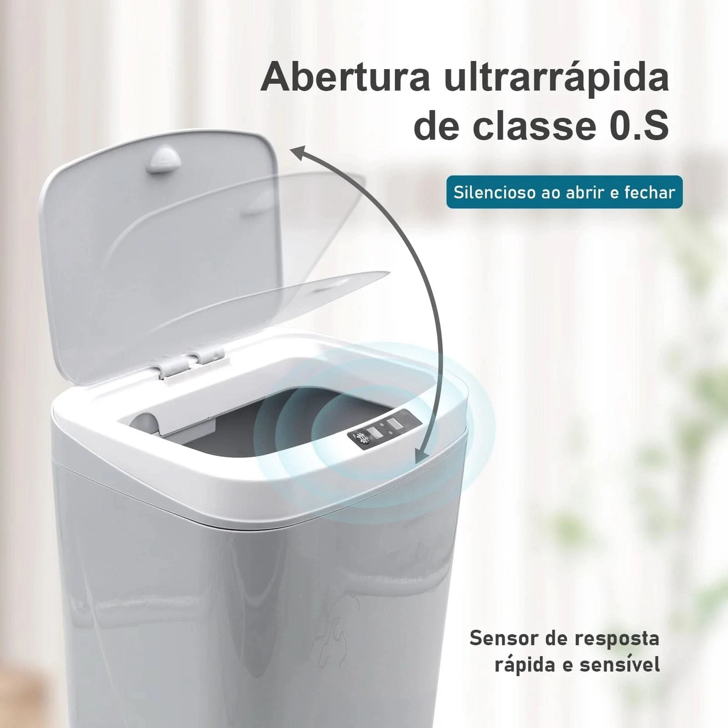 Automatischer Sensor-Mülleimer, Abfalleimer, Mülleimer, Plastik-Mülleimer, Küche, Wohnzimmer, Haushaltskapazität