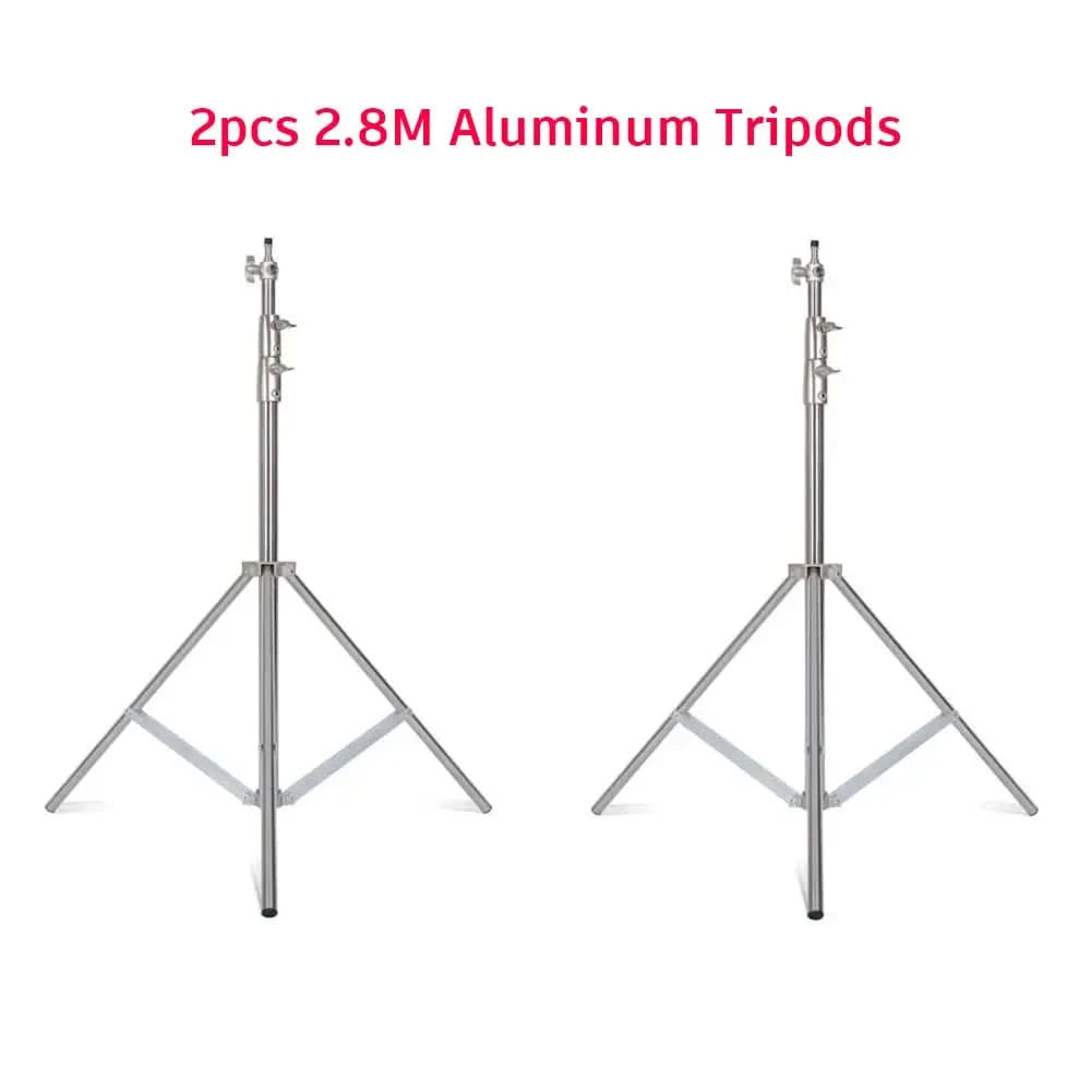 SH 280cm Edelstahl-Lampenstativ Fotostativ für Foto-Video-Beleuchtung Federgedämpftes Hochleistungs-Stativ