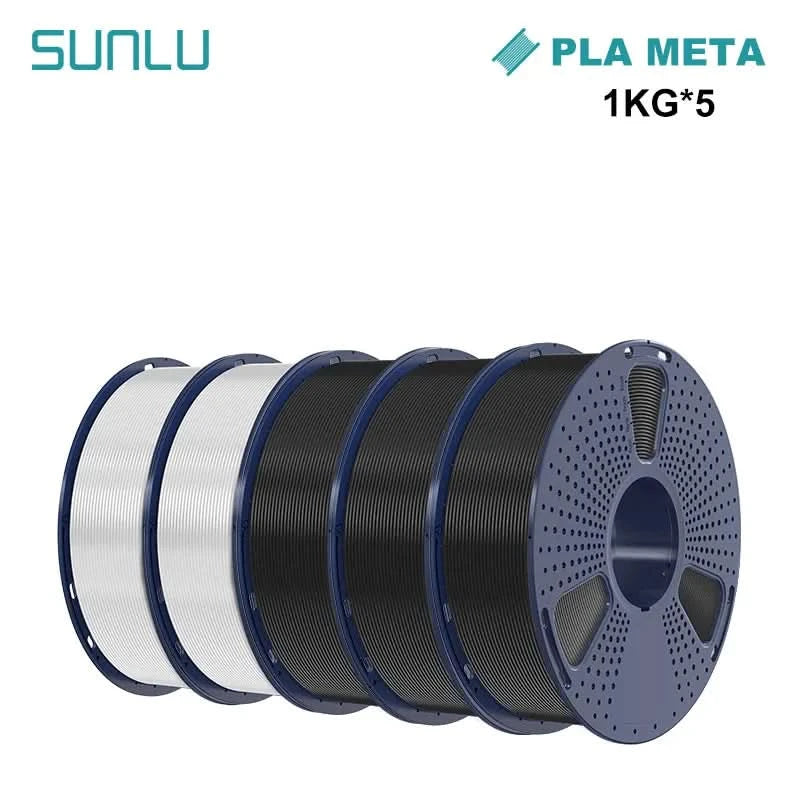 SUNLU 5KG 3D Filament High Speed PLA/PLA META/APLA/PLA MATTE 1.75mm 5Roll 1KG 3D Printer Filament for 3D Printer
